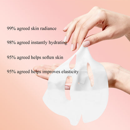 Bio-Collagen Face Mask for Smooths Skin Texture, Imporves Elasricity, Deeply Hydrating (4pcs/box)