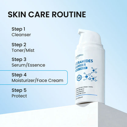 5X Ceramides Barrier Moisturizer (all skin types especially for sensitive skin) - repairs skin in 7 days