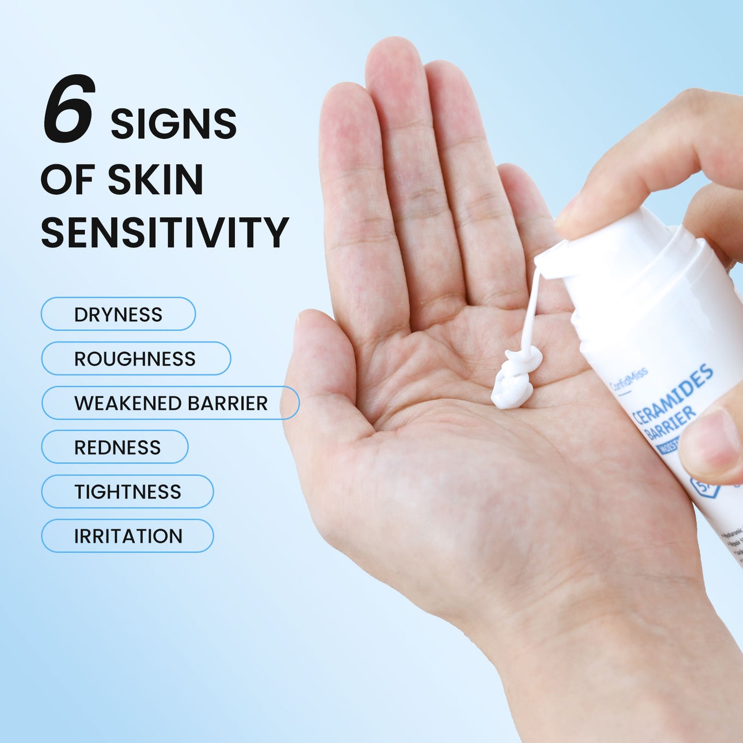 5X Ceramides Barrier Moisturizer (all skin types especially for sensitive skin) - repairs skin in 7 days